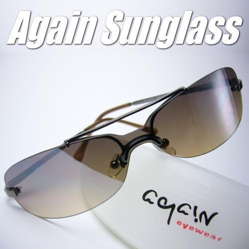 イタリーデザインAGAINサングラス/サングラス メンズ UV 100％ カット