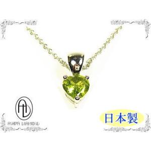 うれしい送料無料セール6万6,000円→90%OFF 大粒ハート型/宝石ペリドット/ペンダントネック...