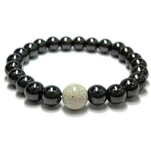 北投石  天然ラジウム鉱石/磁気入りヘマタイト/話題の健康ブレスレット