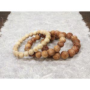 伊勢神宮/神宮御山杉太珠「極」ブレスレット/証明書付き(12mm16粒)