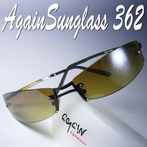 イタリーデザインAGAINサングラス/サングラス メンズ UV 100％ カット/サングラス スクエ...