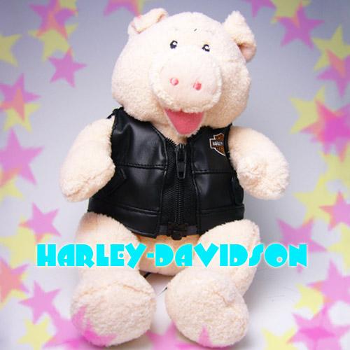 ★☆ハーレーダビッドソン（HARLEY-DAVIDSON）正規品★超可愛いブタのぬいぐるみ★☆lpd...