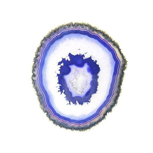 [良色]メノウ瑪瑙プレート/天然石パワーストーンインテリア/パープル【1点もの】