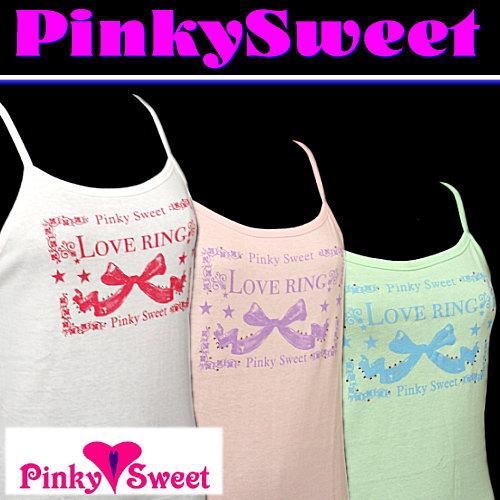 新作♪噂のブランド♪PinkySweet♪ピンキースイート♪とってもおしゃれ♪しかもエコな♪キャミソ...
