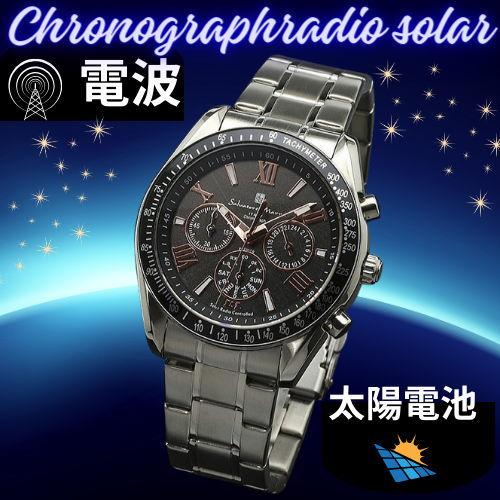 ★完売御礼★有名イタリーブランド Salvatore Marra ソーラー電波腕時計 クロノグラフ ...