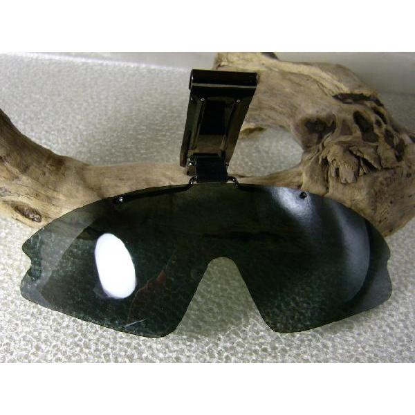 帽子に装着！普通レンズは売ってますが・・偏光レンズが欲しかった！=視泉堂　冒険王=偏光サングラス