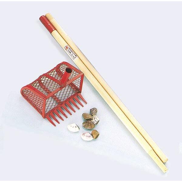 鬼印　貝取ジョレン 中 浅野木工所 数量限定貝取り袋プレゼント