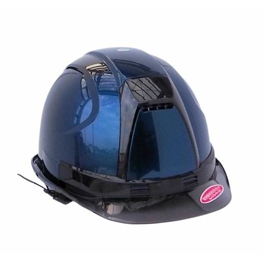 トーヨー ヘルメット パールネイビー（ひさしスモーク） No390F-SS-PNY  トーヨーセフテ...