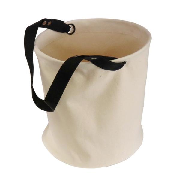 電工バケツ 帆布 6号 27cm 持ち手PPテープ AS-36 アストロシップ