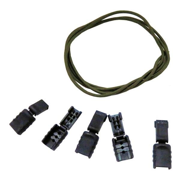 メール便送料無料 ジッパープレート補修 ジッパープルキット 2mm グリーン ZP-11 ウエストツ...