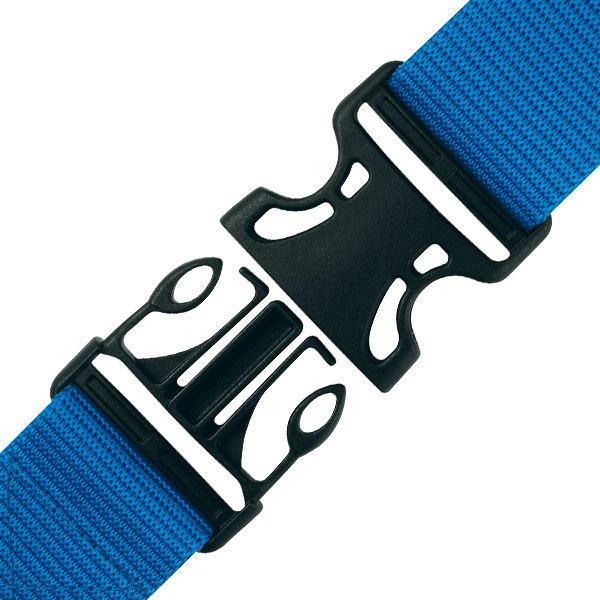 作業用ベルト ロング ワンタッチ式 ブルー【1.5m×48mm】PS154 プロスター