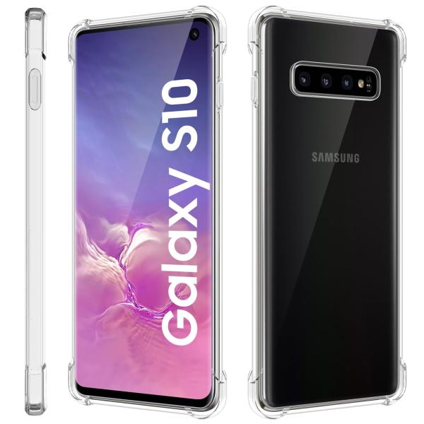 Galaxy S10 ケース クリア 耐衝撃 透明ソフトTPU カバー 米軍MIL規格取得 レンズ ...