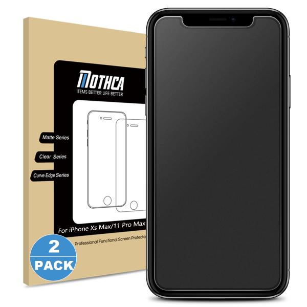 Mothca【２枚セット・アンチグレア 強化ガラス】iPhone 11 Pro Max/iPhone...
