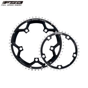 FSA エフエスエー PRO 2x ROAD CHAINRINGS PRO black polished 5h 110×34 N11  チェーンリング｜agbicycle