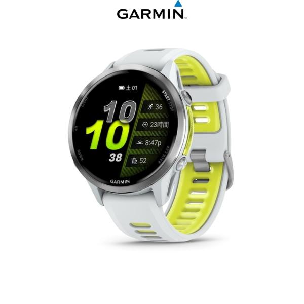 Garmin ガーミン  Forerunner 970 White / Amp Yellow フラッ...