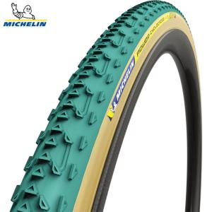 MICHELIN ミシュラン POWER CX JET TU GRN/BRN パワーシクロクロス ジェット チューブラー 700X33C  シクロクロスタイヤ｜agbicycle