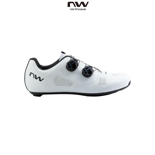 ノースウェーブ シューズ REVOLUTION WHITE BLACK