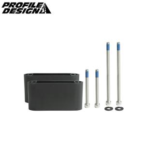 BLACK INC ブラックインク エアロ 一体型 BarStem AB02 360mm ハンドル