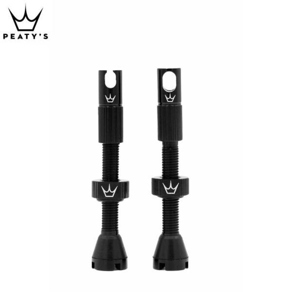 Peatys ピーティーズ Tubeless Valves Black 80mm  チューブレスバル...