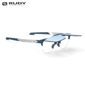 RUDY PROJECT ルディプロジェクト INKAS フリップアップ ハーフリム シェイプB ブルーネイビーマットフレーム マルチレーザーアイスレンズ SP686847-0B00