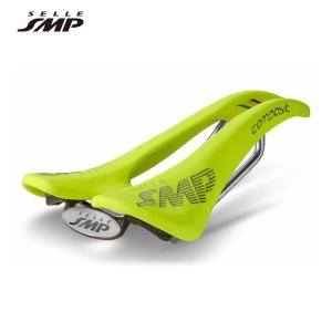 SELLE SMP セラSMP COMPOSIT YELLOW FLUO コンポジット　イエローフルオ サドル｜agbicycle