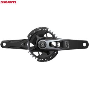 SRAM/スラム T-TYPE X0 Eagle Spindle Q174 CL55 DUB MTB Wide Black 2-guards 32T  パワーメーター クランクセット｜agbicycle