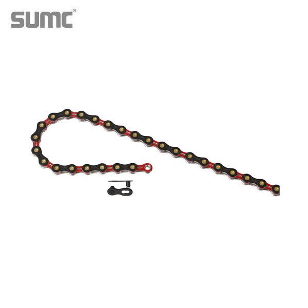 SUMC エスユーエムシー 11速チェーン SX11SL (ブラック/レッド)