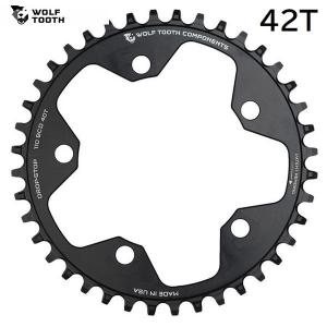 WolfTooth ウルフトゥース 110 BCD 5 Bolt Chainring 42T compatible with SRAM Flattop｜agbicycle