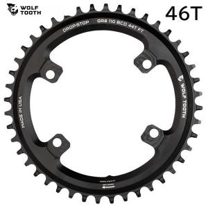 パーツ wolftooth 46t bcd 110 WolfTooth ウルフトゥース 110 BCD 4 Bolt Chainring for Shimano GRX