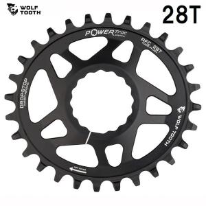 WolfTooth ウルフトゥース Direct Mount Chainring for Raceface Cinch Cranks: Elliptical 28t  チェーンリング｜agbicycle