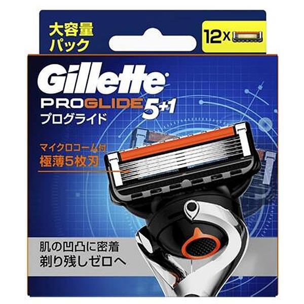 髭剃り シェーバー プログライドマニュアル替刃12B Gillette ジレット PROGLIDE5...