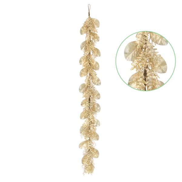 プレミアムメタリックベリーガーランド(ゴールド) BRG-3063／フェイクグリーン 蔦 つる 壁面...