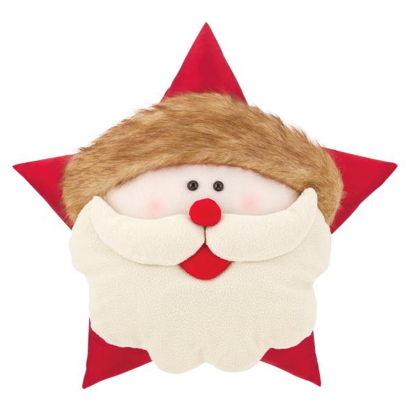 サンタクッション DE-1396／クリスマス飾り サンタクロース 布製 インテリア