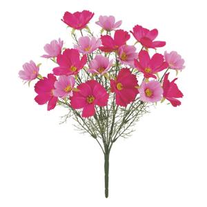 コスモスブッシュ(ビューティー) FLB-8078-BEA／造花 アートフラワー 秋桜 赤