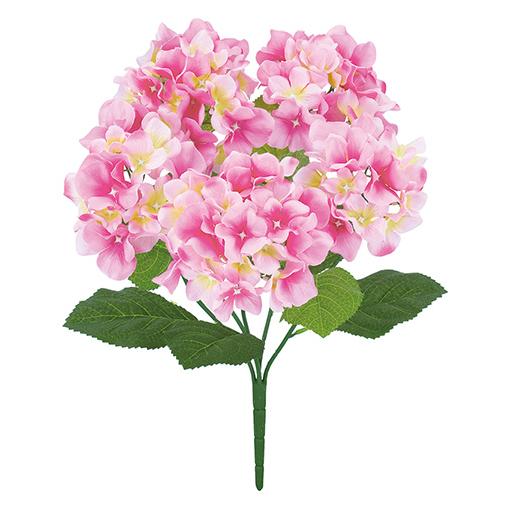 彩アジサイブッシュ(ピンク) FLB-8081-PK／造花 アートフラワー 紫陽花 ピンク