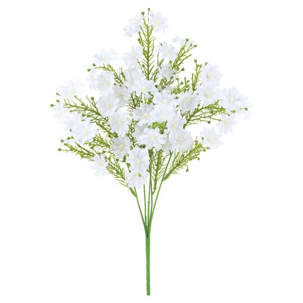 グラスデイジーブッシュ(ホワイト) FLB-8140／造花 アートフラワー デイジー 白