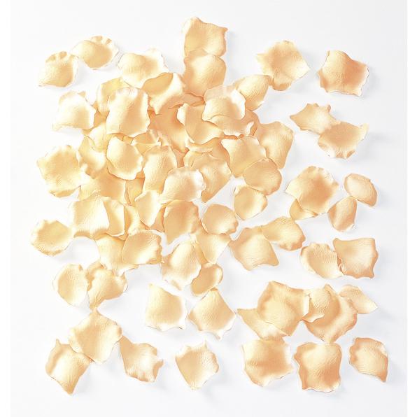 ecoローズペタル(ピーチ) FLE-7018／造花 フラワーシャワー バラ 花びら 黄色 結婚式 ...