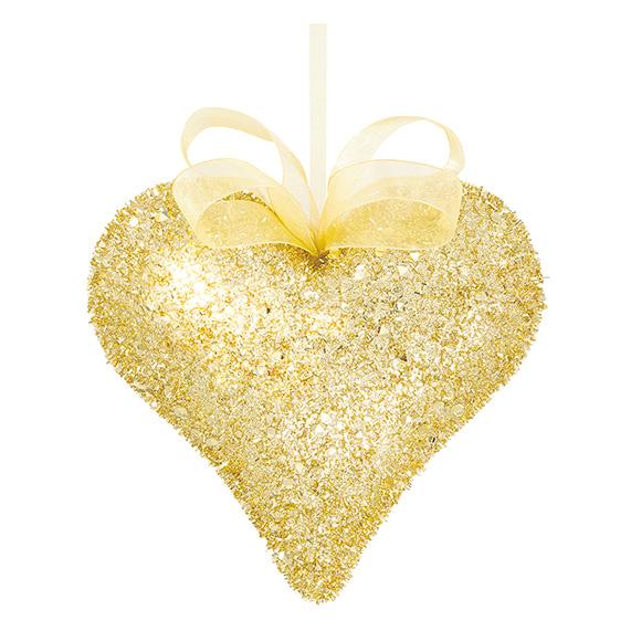 シャインラージハート(ゴールド) OXM-1294-GO／クリスマス 飾り バレンタイン オーナメン...