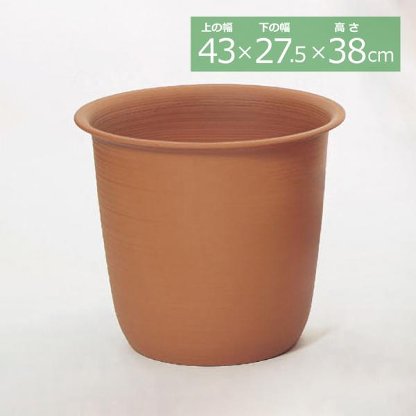 ツリーポット 10号(容器のみ)(ブラウン) T-0010-BR／観葉植物 ポット 鉢カバー