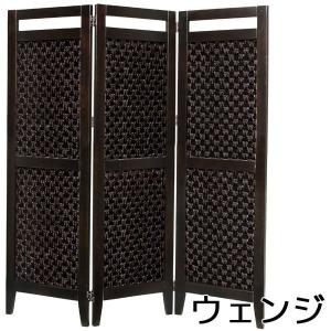 送料無料 3連 スクリーン アジアン おしゃれ...の詳細画像1