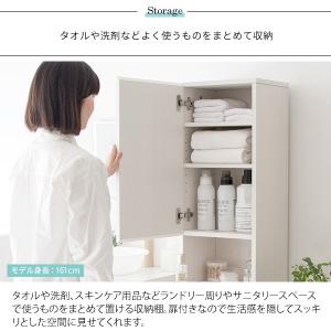 幅35cm スリム サニタリーチェスト All...の詳細画像5