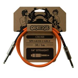 ORANGE CRUSH Speaker Cable 3ft 1m 1/4" Straight CA040 スピーカーケーブル｜ageha-shop