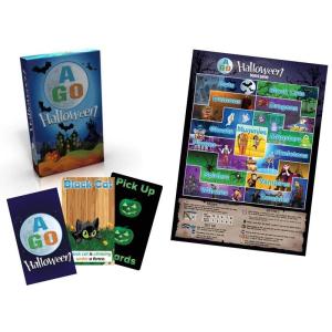 AGO ハロウィーン カードゲーム + ボードゲームセット 英語教材 9784865392852｜ageha-shop