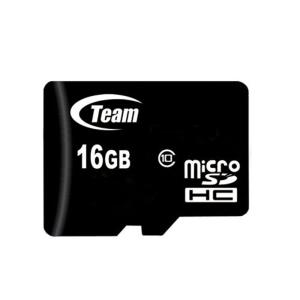 Team Micro SDHC Class10 メモリーカード 16GB ブラック TG016G0MC28A｜ageha-shop