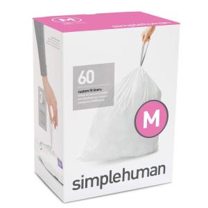 simplehuman コードM パーフェクトフィット ゴミ袋 45L / 60袋 CW0261｜ageha-shop