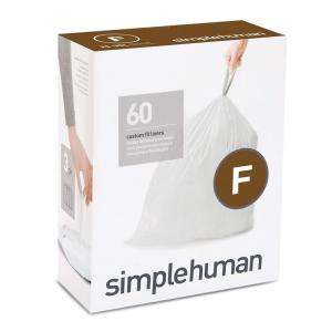 simplehuman コードF パーフェクトフィット ゴミ袋 25-30L / 60袋 CW0256｜ageha-shop