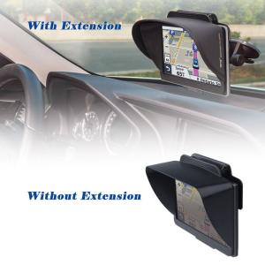 TFY GPSカーナビサンバイザー+ サンバイザー延長カバー、7インチ持ち運べる車用GPSに適用します｜ageha-shop