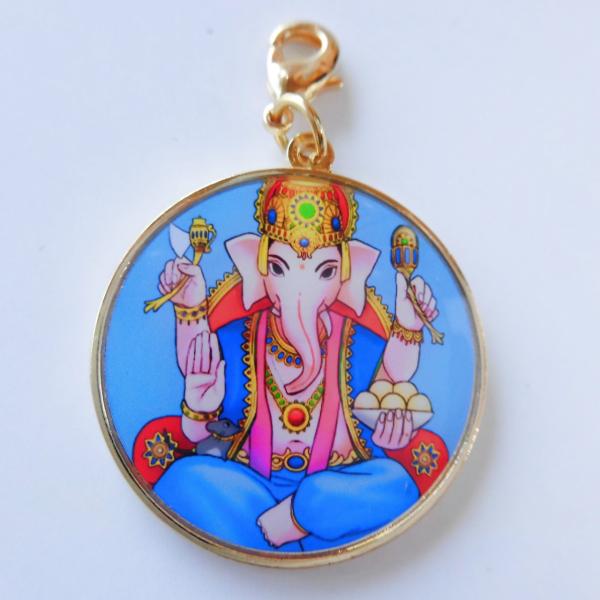 ガネーシャのチャーム＆チェーンネックレス