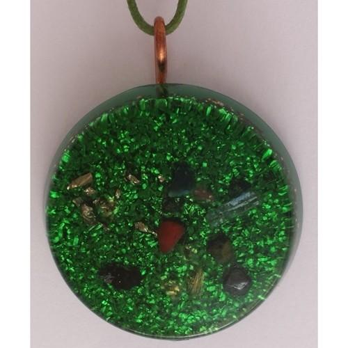 オルゴンペンダント　グリーン