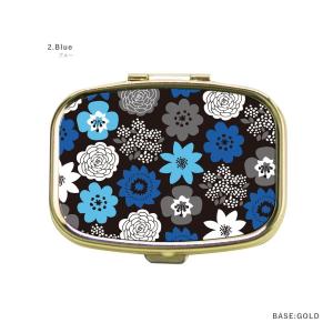 【未使用品】マイセン 金彩フラワー ピルケース  小物入れ ピルケース アクセサリーケース アイラッシュケース ミラー付き 花 花 食器